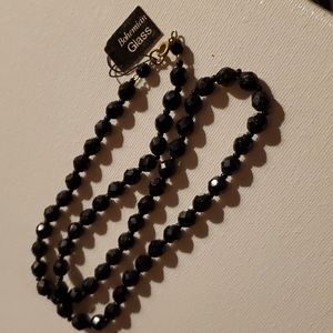 Vintage glass beads necklace